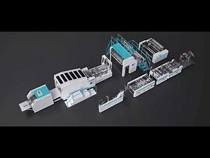 Fully Automatic Square Bottom Paper Bag Machine with Twisted rope & Flat Handle – Auto 360 All Servo