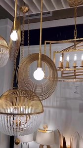 The Doral Collection | Delicate flower petals inspire the Doral collection. Its swirling metal rings create a beautiful piece of art and enhance a room design with its attractive symmetrical shape. When gazing up, this fixture will remind you of a blooming flower. It’s warm finish and organic shape are versatile for all modern settings. ➡️Follow us for more home lighting & design inspo! https://www.crystorama.com/collections/doral #homelighting #lightingdesign #goldlighting #chandelier #chandeli