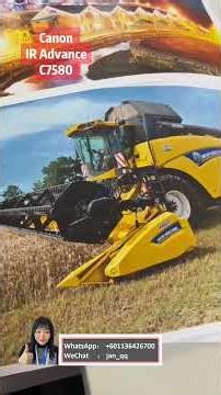 Canon IR ADVANCE C7580 supports full-color output #A3 printer#refurbished