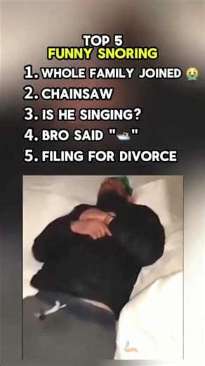 Funniest snoring moments #memes #shorts