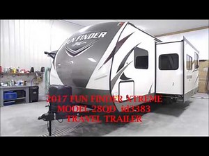 2017 FUN FINDER XTREME BY CRUISER RV MODEL 28QD 3383 TRAVEL TRAILER