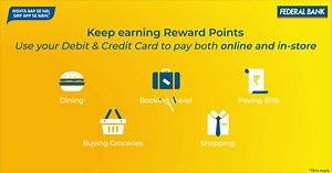 101K views · 1.7K reactions | Did you know you’ve been earning Reward Points on your spends? Grab every opportunity for rewards with Federal Rewards  T&Cs apply | Federal Bank Ltd | Facebook