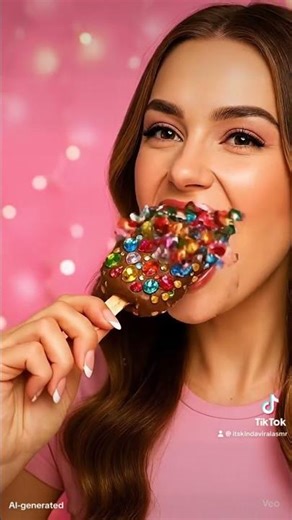 ASMR Bling Ice Cream Bar 🍦💎 Satisfying Crunch & Relaxing Sounds