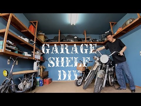 [DIY] #7 How to make a storage shelf that makes effective use of a small garage space "A loft she...