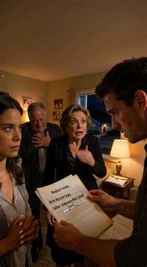 My MIL spread rumors until my husband snapped, “Paternity test—now.” I agreed, devastated. Then he got sick and found hidden papers. He stared at his mom: “Why does MY file say ‘father unknown’?” Guess who got exposed? The first time my mother-in-law, Sharon Kline, called me “unreliable,” she smiled like it was a joke. By the tenth time, it wasn’t a joke anymore—it was a campaign. Sharon lived for whispers. At family BBQs she’d lean into an aunt’s ear, glance at me, then laugh softly. At church 