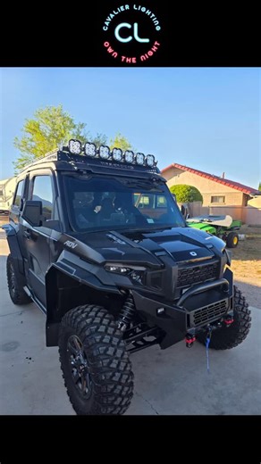 Xpedition ADV with a 42” Apex Modular mounted on top of the Thumper Fab rack. Looks right at home up there. More pics and night shots to come No matter your ride we have options for you. Check us out online 24/7 www.cavalierlighting.com. While your there find a local dealer in your area #xpedition #rzr #utvlife #sxslife #offroadlighting #glamisdunes #mountains | Cavalier Lighting