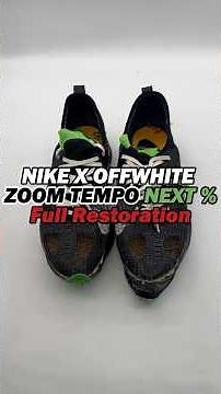 NIKE x OFFWITHEAir Zoom Tempo Next % Full Restoration #sneakers #restoration #nike #shoes