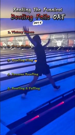 Ranking The FUNNIEST Bowling Fails OAT 🎳 | part 4