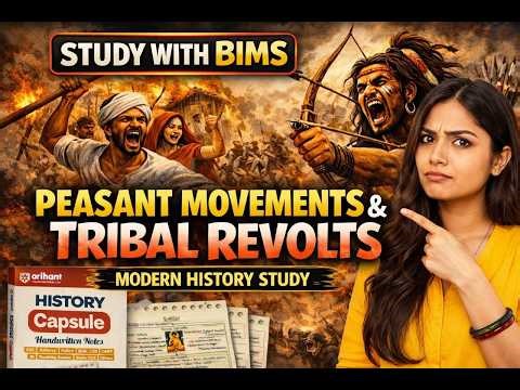 MODERN HISTORY | Peasant Movement and Tribal revolt | fully explanation | arihant capsule | #bpsc