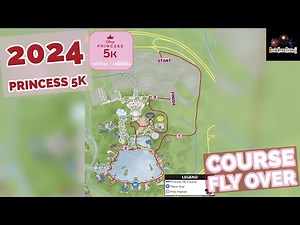 2024 runDisney Princess 5K Course Flyover