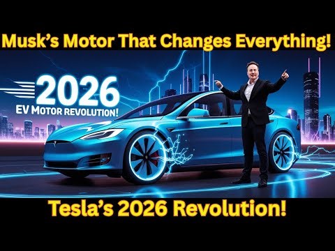 🚀 Elon Musk Unveils Game-Changing EV Motor Technology for 2026! 🔋