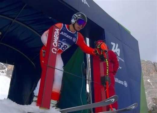 Super-G paralympique messieurs, standing: la course d'Emerick Sierro - Jeux paralympiques Milan-Cortina 2026 - Play RTS