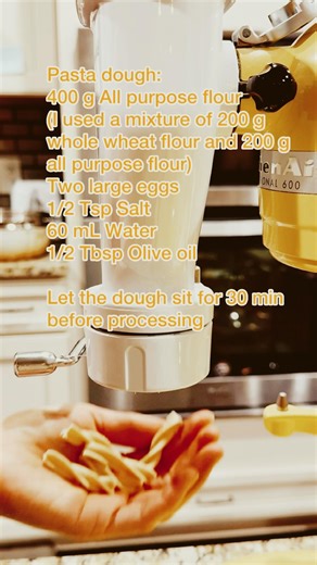 KitchenAid Pasta Press Unboxing and First use #pasta #kitchen #noodles