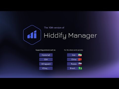 Hiddify Manager X (10). Your all-in-one proxy panel solution! Manage multiple protocols and domains