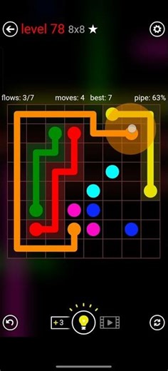 FLOW FREE MANIAS 8x8 LEVEL 78 COMPLETE SOLUTION #android #games #level #flowfree #solution #iso