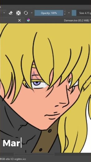 How To Shade in Krita for Beginners #drawing #art #tutorial #digitalart #krita #anime