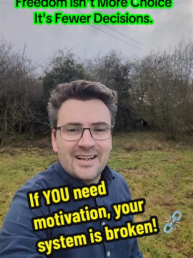 Less choices. Less noise. Less overthinking. That’s how real results are built. Most people are tired because they’re deciding everything from scratch every day. Build rules. Build systems. Remove decisions. 📌 Resources, guides & 1-2-1 support → link in bio #Mindset #WealthSystems #Discipline #DecisionFatigue #Success
