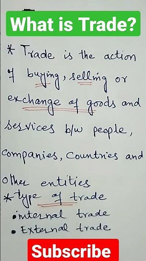 What is Trade?