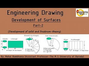 Engineering Drawing-Development of surfaces-Part-2