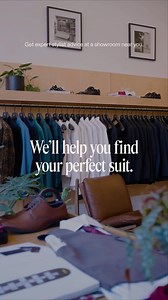 Suit up in person. Work with our stylists to find your perfect look, get fitted in a suit or tux, and browse our collection in person at a showroom near you. | THE BLACK TUX