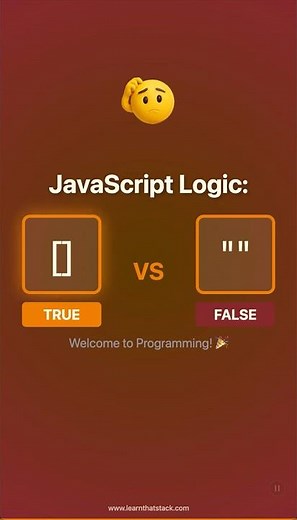 Why = true but "" = false in JavaScript