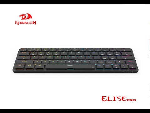 Teclado mecânico redragon elise pro - Unboxing Review
