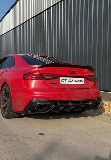 Transforming the Audi RS5 with CT Design Diffuser and Spoiler