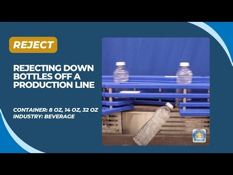 Automatically Rejecting Various Sized Down Bottles