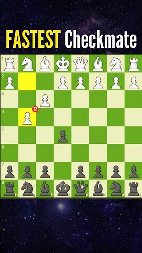 FASTEST Checkmate: Fool's Mate!