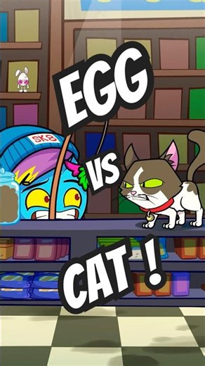 Egg vs Cat #animation