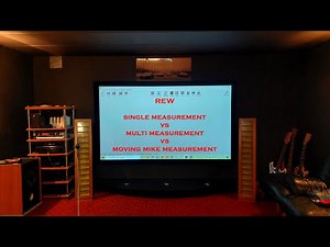 REW single measurement vs multiple measurements vs moving microphone measurement
