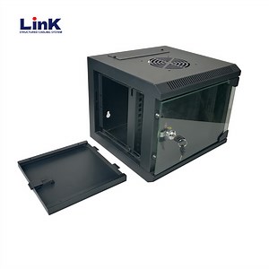 [Hot Item] Standard Wall Mount Server Cabinet It Network Rack Enclosure Lockable Glass Door and Side Panels