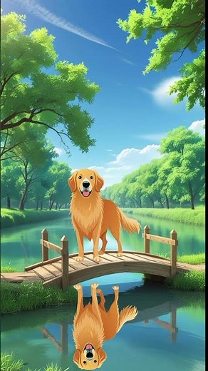 The Greedy Dog Story | Moral Animated Short Story in Hindi | Hindi Cartoon for Kids #shorts
