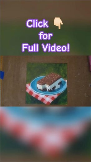 Do you miss real ice cream trucks, too?🍦#icecreamsandwiches #acrylicpainting #artprocess #nostalgia