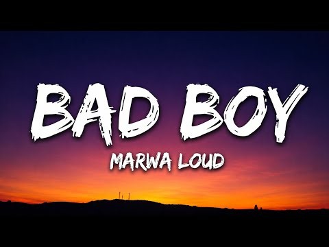 Bad Boy – Marwa Loud | Lyrics Video | Aesthetic Edit | French Song