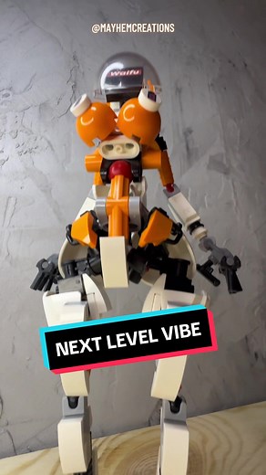 This isn't average LEGO build... it's NEXT LEVEL! 🔥🔥🔥 Check out my custom mech and let me know what you think! #lego #legotiktoker #legootechnic #legomoc