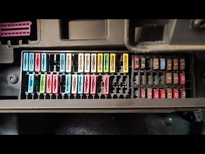 Diagram and layout of the internal fuses of the Seat Ibiza.