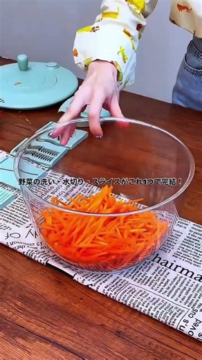 Wash, spin, and slice veggies all in one! Perfect for beginners—make a fresh salad in seconds. Th...