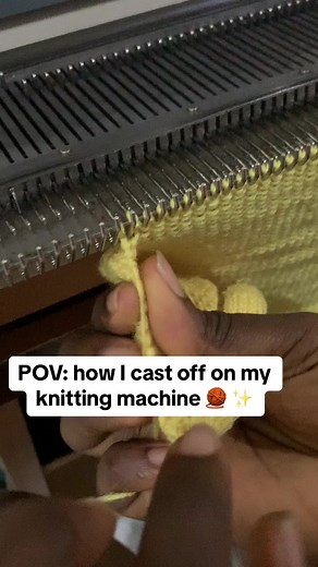 Learn How to Cast Off on Your Knitting Machine with this Tutorial