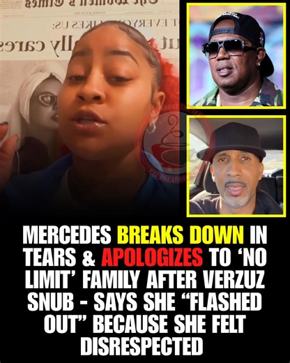 Mercedes admits she “flashed out” after being left out of the Cash Money vs. No Limit Verzuz performance — saying she paid her own way and just wanted her flowers. The singer apologized to fans and her No Limit family, calling the moment “emotional and chaotic.” #Mercedes #NoLimitRecords #MasterP #Verzuz #ICanTell | All About The Tea