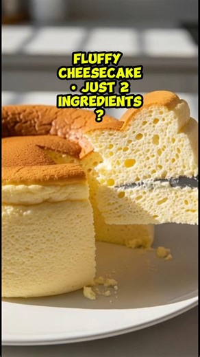 The Simplest Japanese Cheesecake Ever 😍