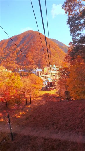 #秋 #鬼怒川旅行 #景色 #紅葉#ロープウェイ