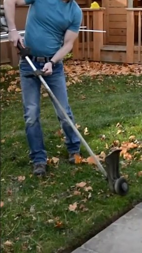 DIY tips: How to use a string trimmer as a lawn edger