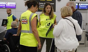 Thomas Cook cabin member breaks down in final announcement