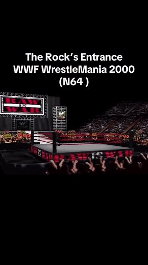 The Rock Makes His Entrance - WWF WrestleMania 2000 (Nintendo 64) 🎮🔥 | WrestleTaps