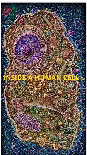 Inside a Human Cell | Ultra Realistic Cell Structure Animation | #science #cell