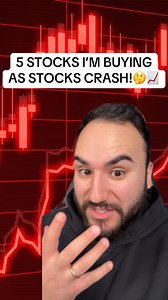 5 Stocks I’m Buying As Stock Market Crashes!🔥 #stocks #stockmarket #marketcrash #invest #investing #trading #tradingstocks #economy #money #finance #business | Stas Talks Stocks