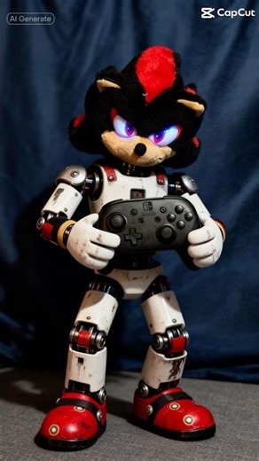 Shadow the Hedgehog Plush Turned Into a FNAF Animatronic (CapCut AI Edit)