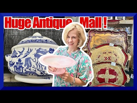 Largest Antique Mall in Texas! Hidden gems: vintage glass, Mid-Century, furniture + more!