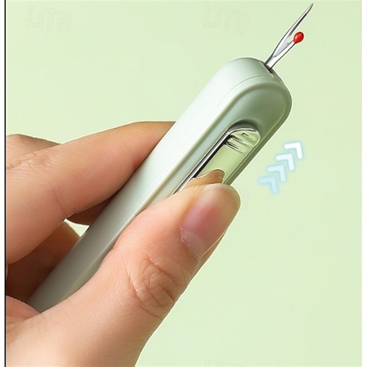 Automatic Needle Threader, 2 in 1 Threading and Thread Removal Tools, Easy Needle Inserter and Seam Ripper for Hand Sewing, Elderly DIY Sewing Tool, Gifts for Seniors Women 2025 - $5.99